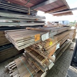 Ca. 34x Purple Heart vlonderplanken, 21x145mm, lengte 305cm